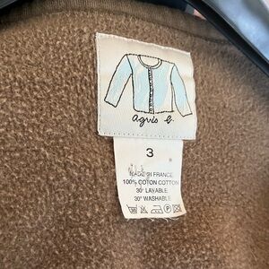 Agnes B. Snap cardigan size 3